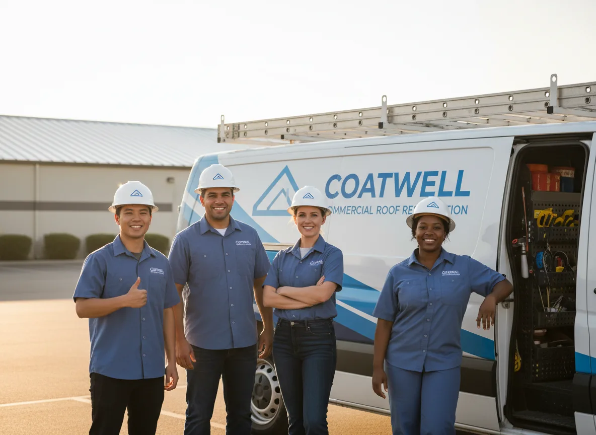 Commercial roof coating company in Turner, MI